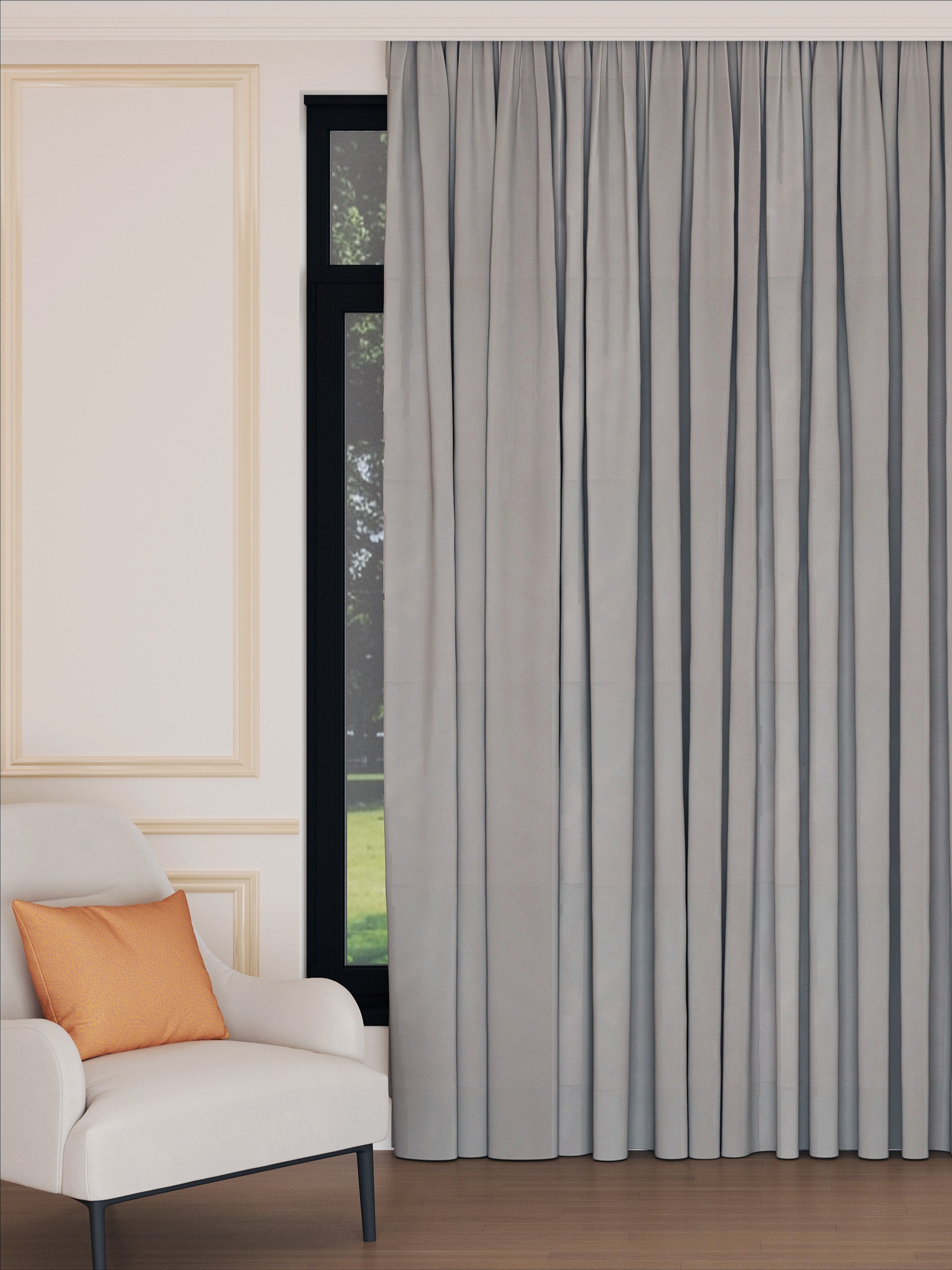 Good Night Pewter Drape