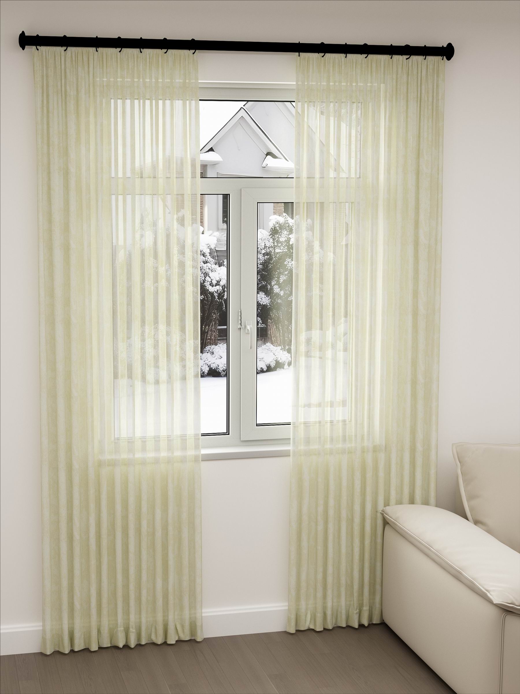 Paradise Ivory Sheer