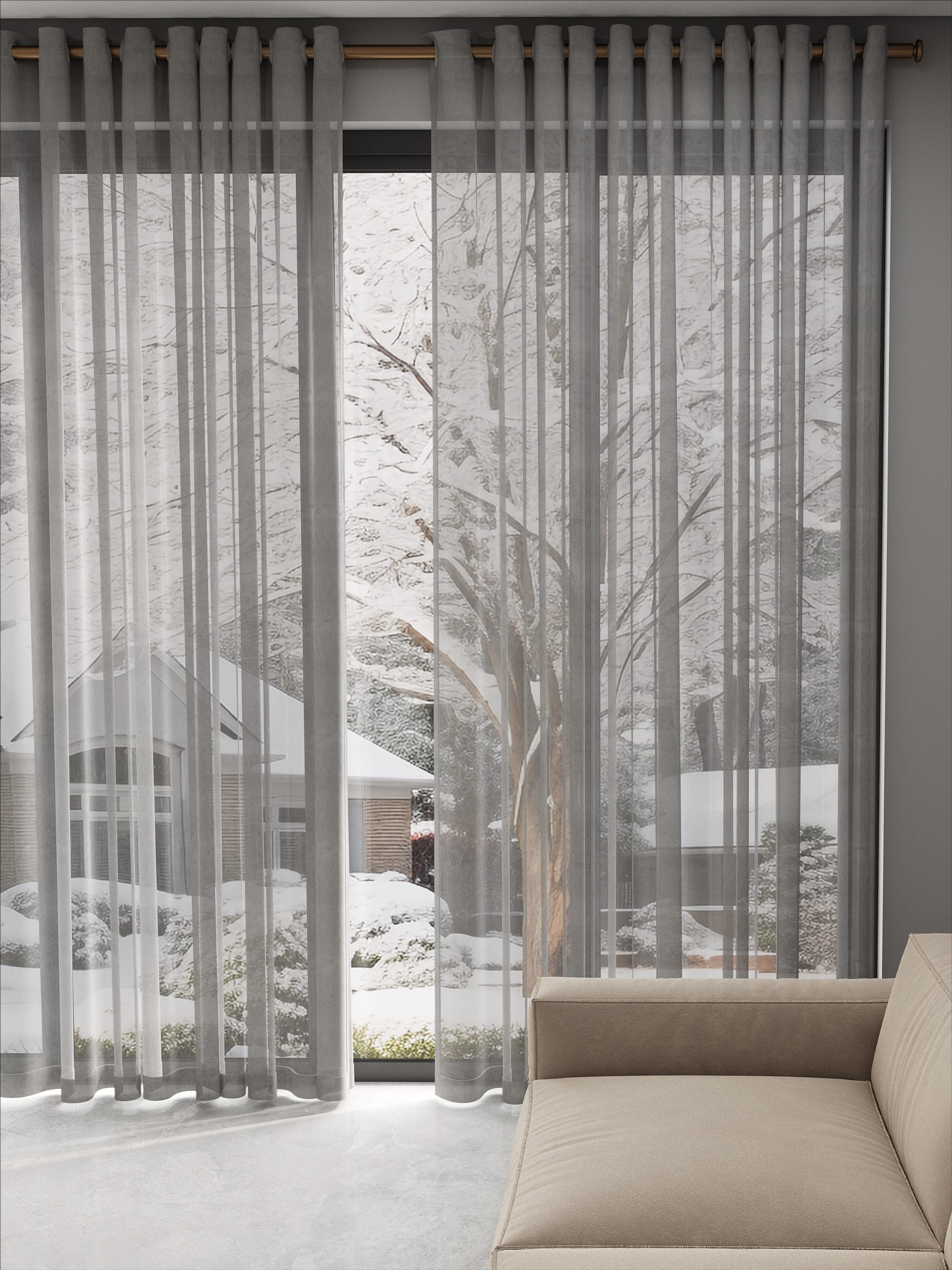 Astoria Grey Sheer