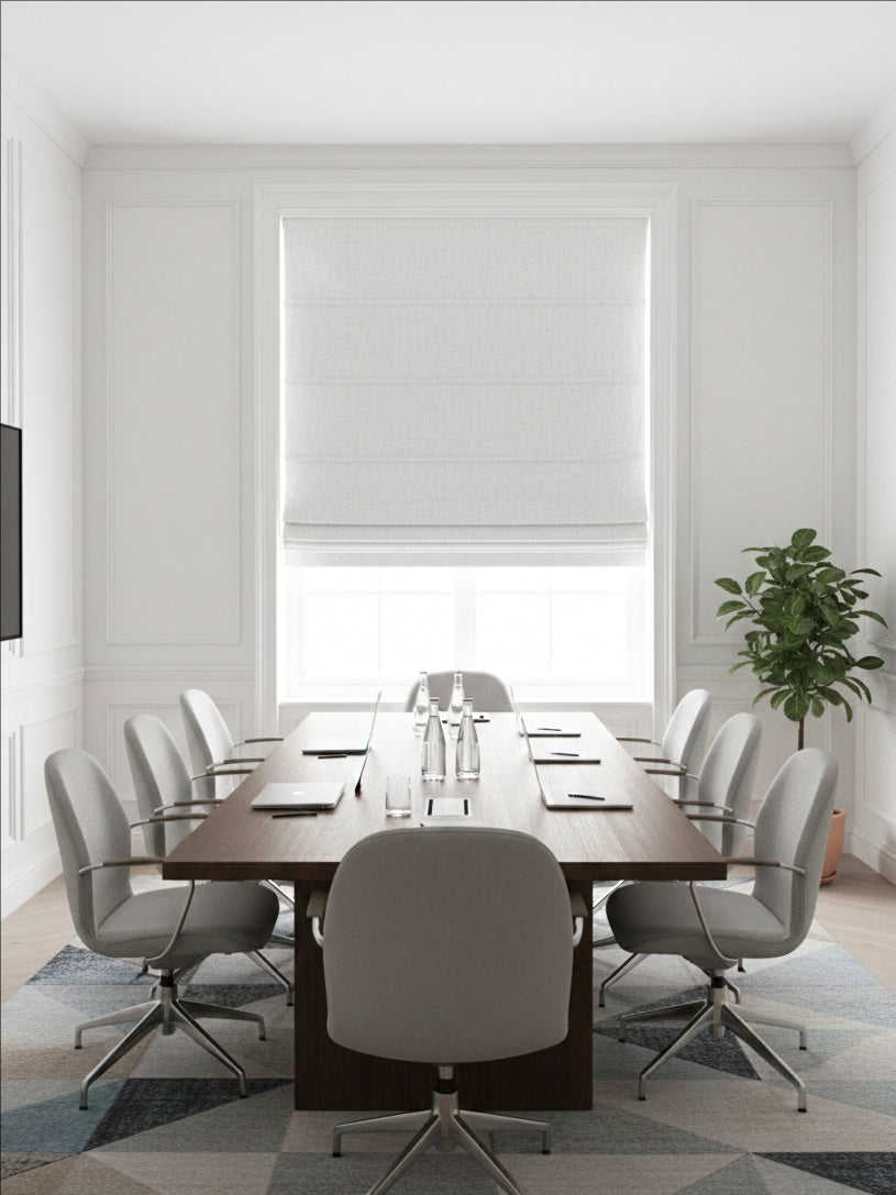 Dusk Winter Blackout Roman Shade