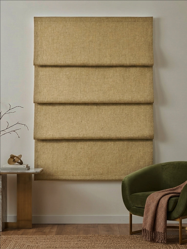 Dusk Brown Blackout Roman Shade