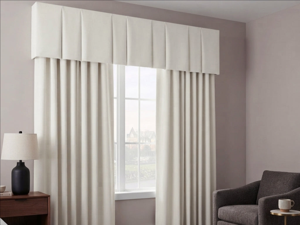 Velvet White Valance