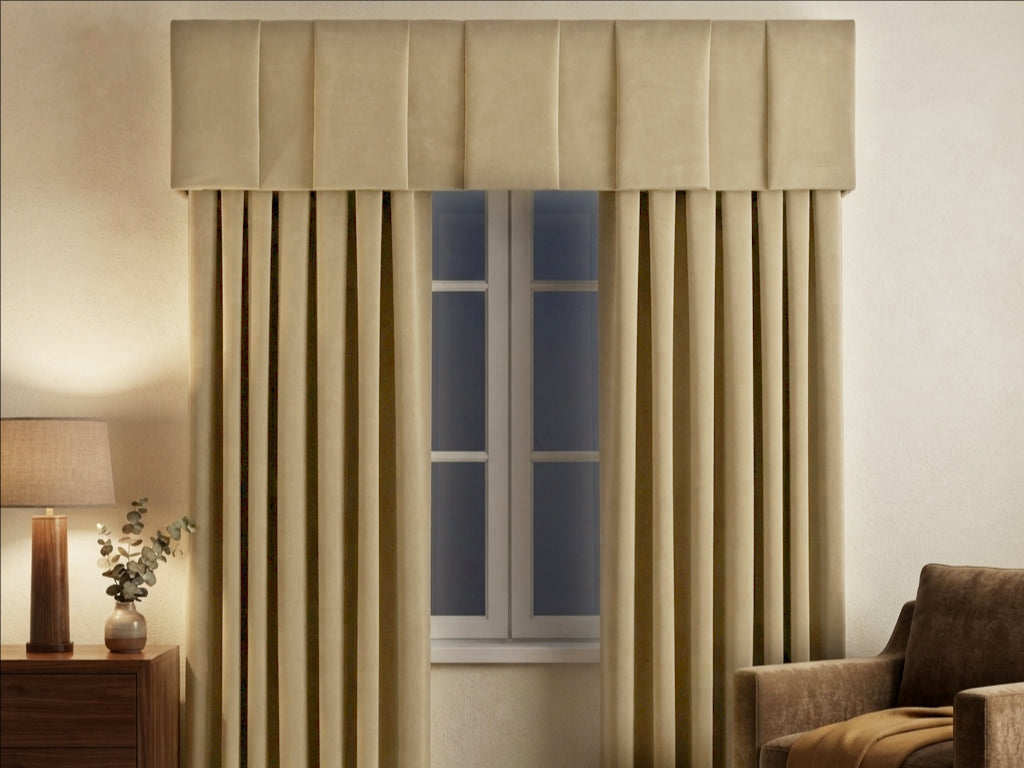 Velvet Coffee Valance