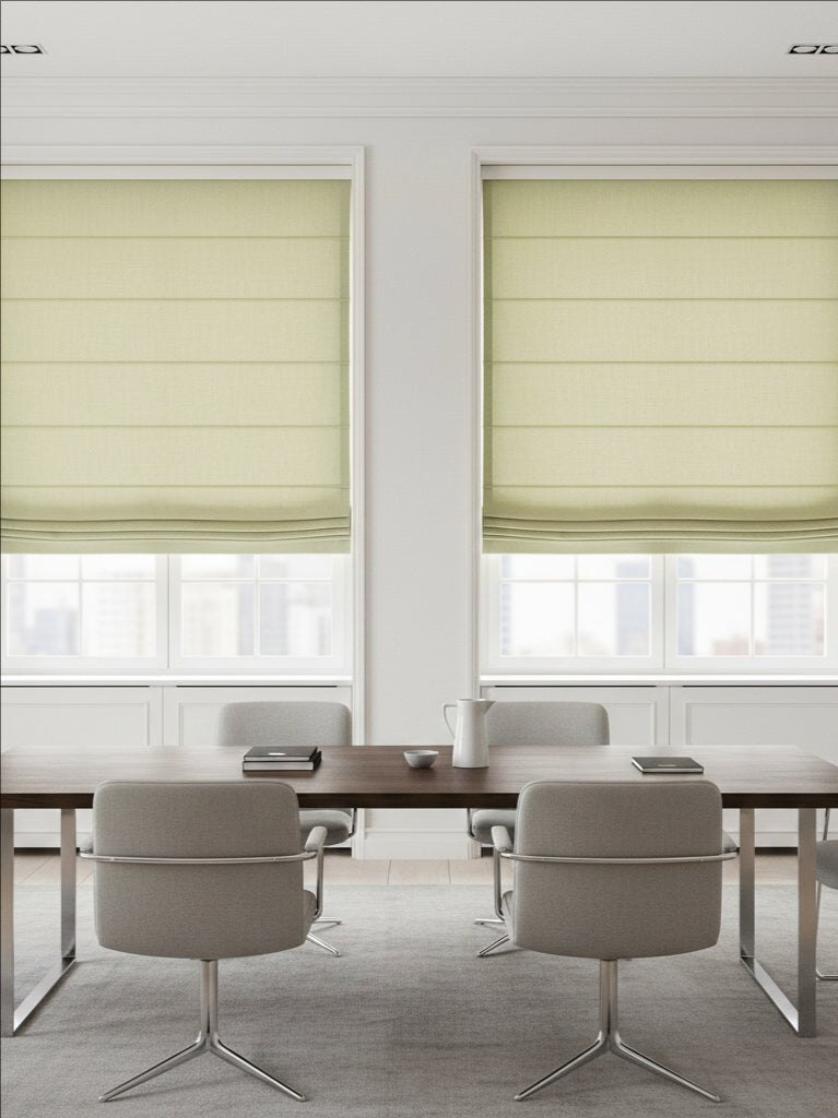 Velvet Light Biege Roman Shade