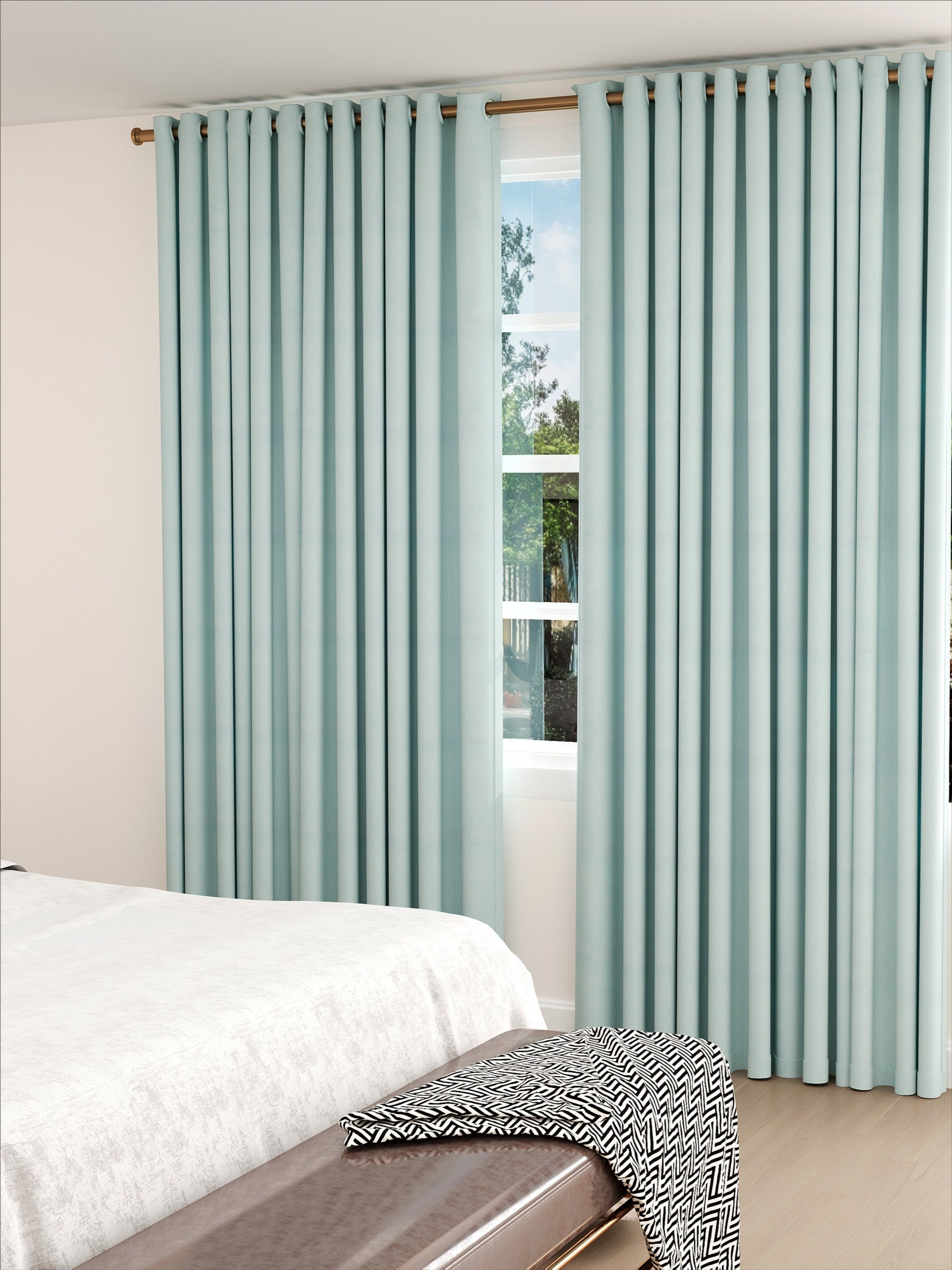 Velvet Light Grey Drape