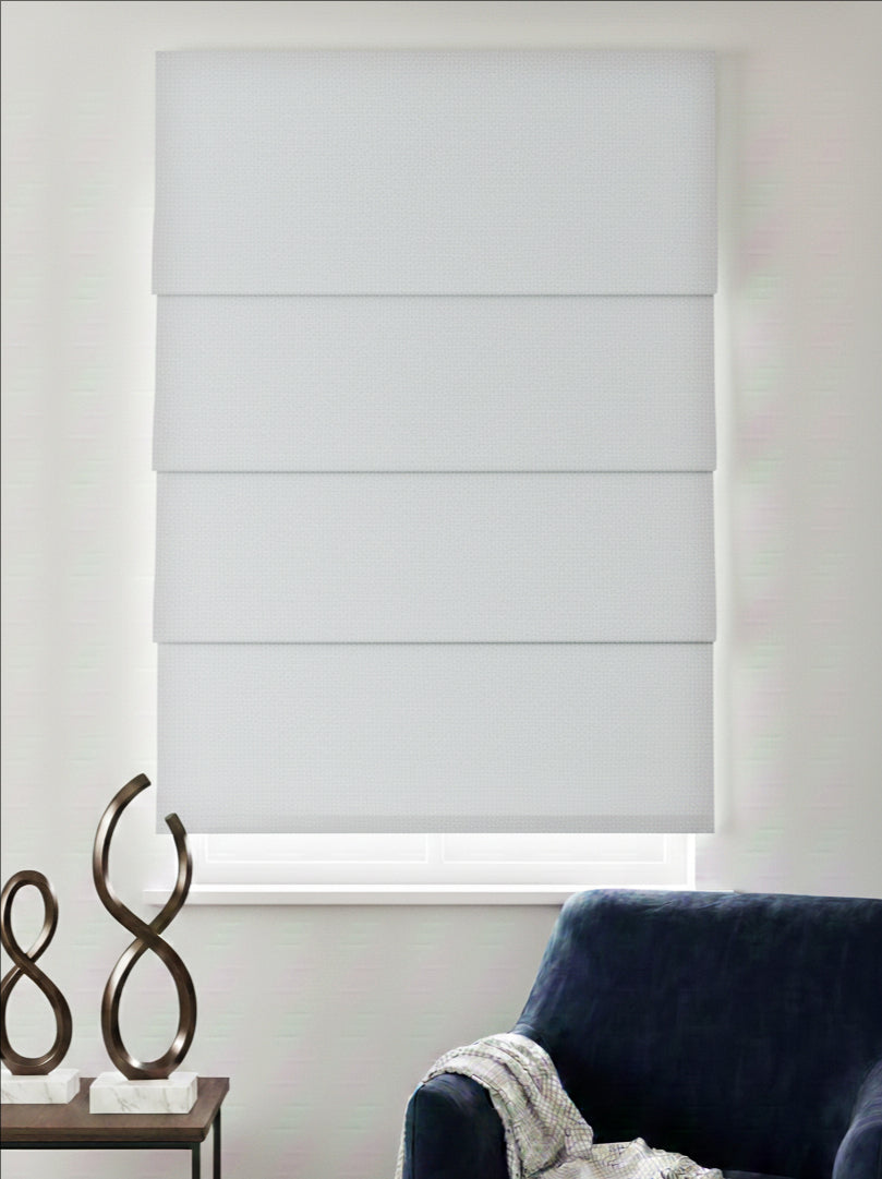 Velvet Seagull Grey Roman Shade