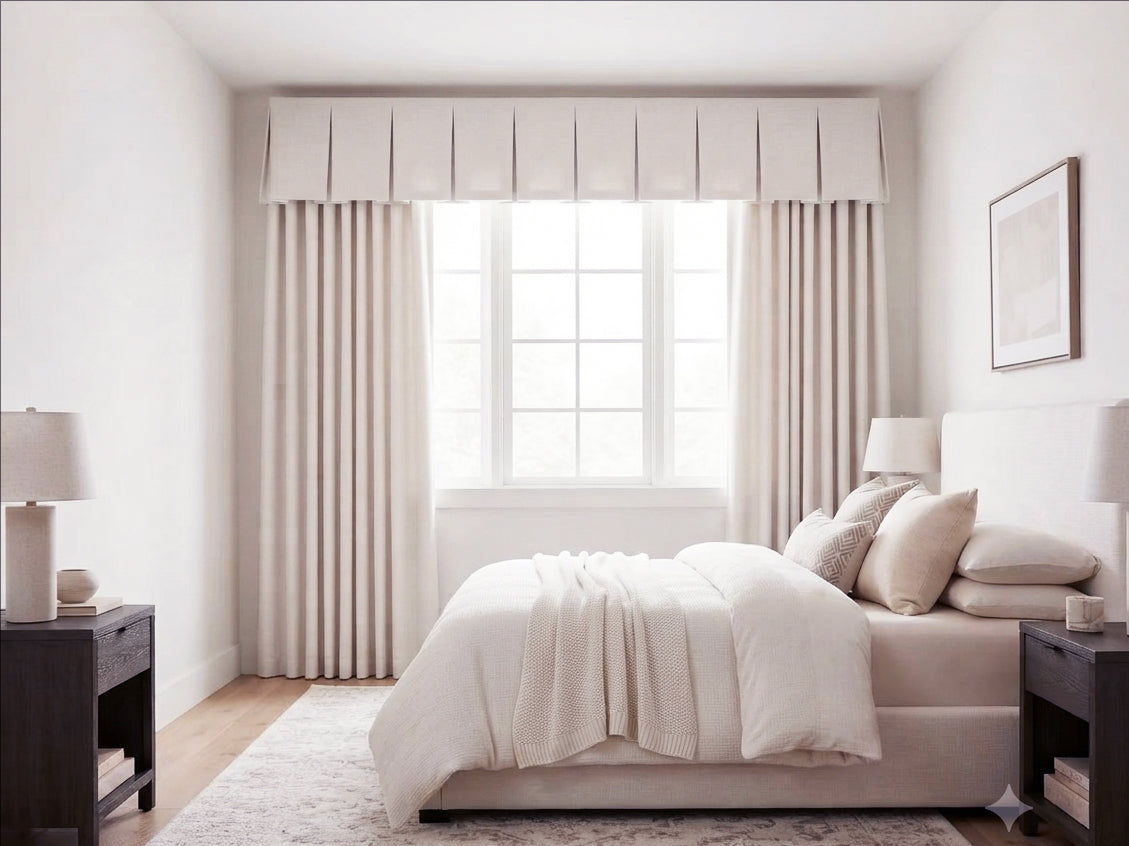Velvet Light Peach Valance