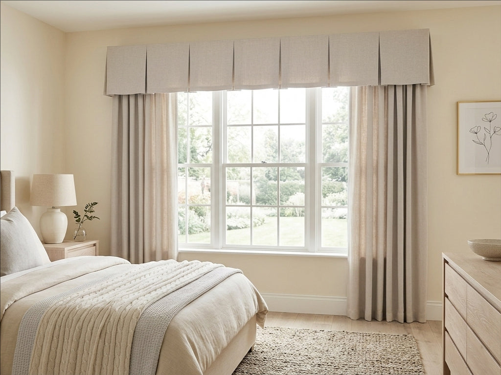 Premium Linen Dusty Rose Valance