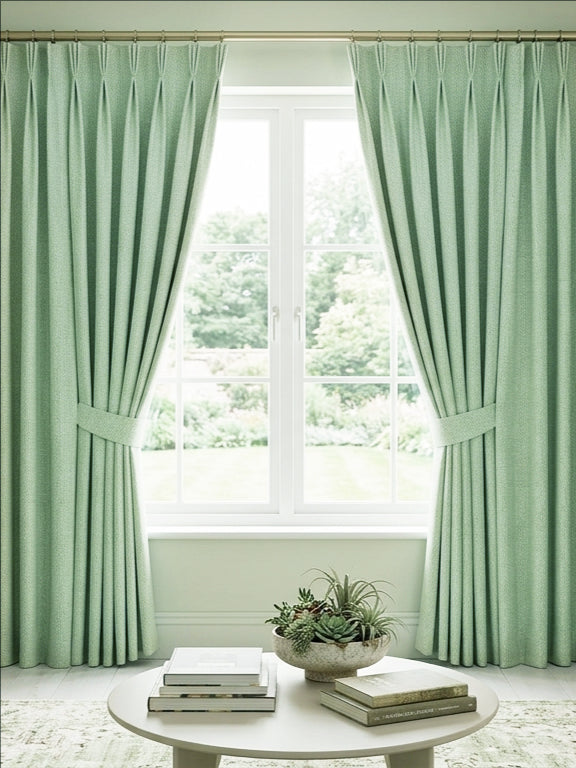 Premium Linen Sage Green Curtain