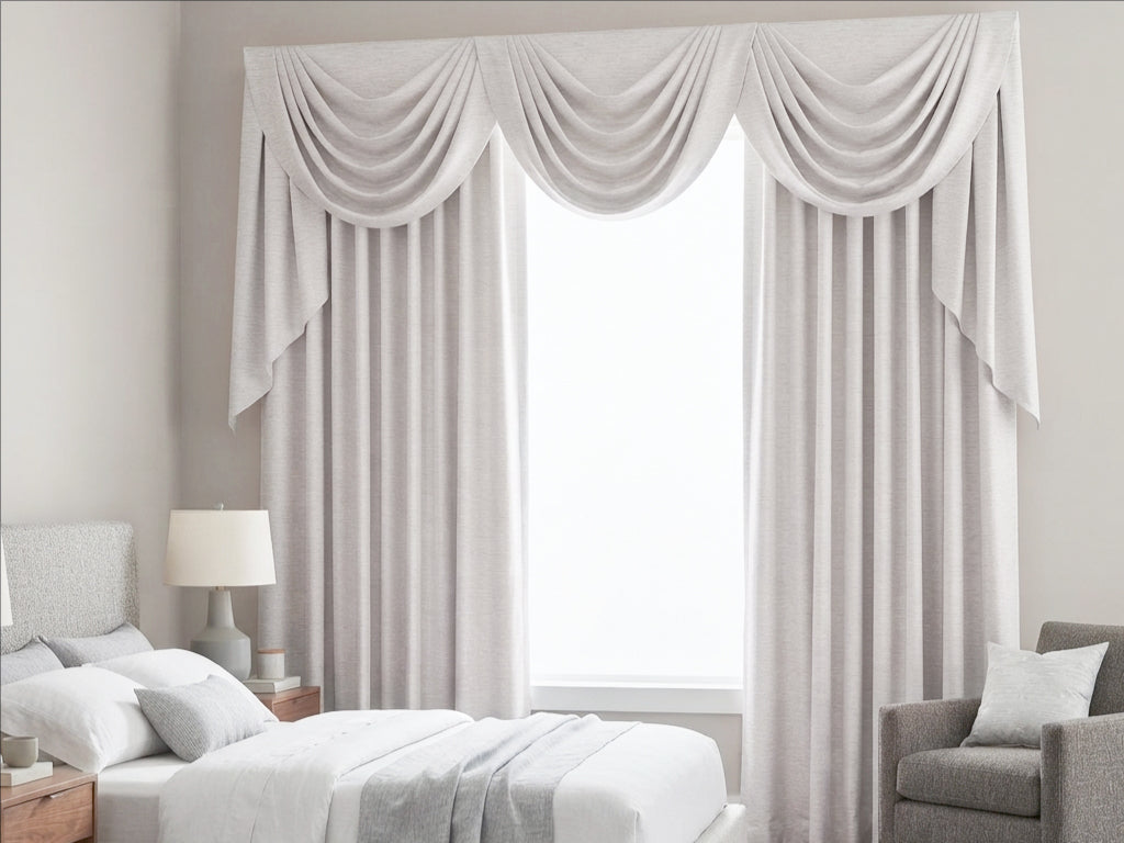 Waterflow Gray Valance