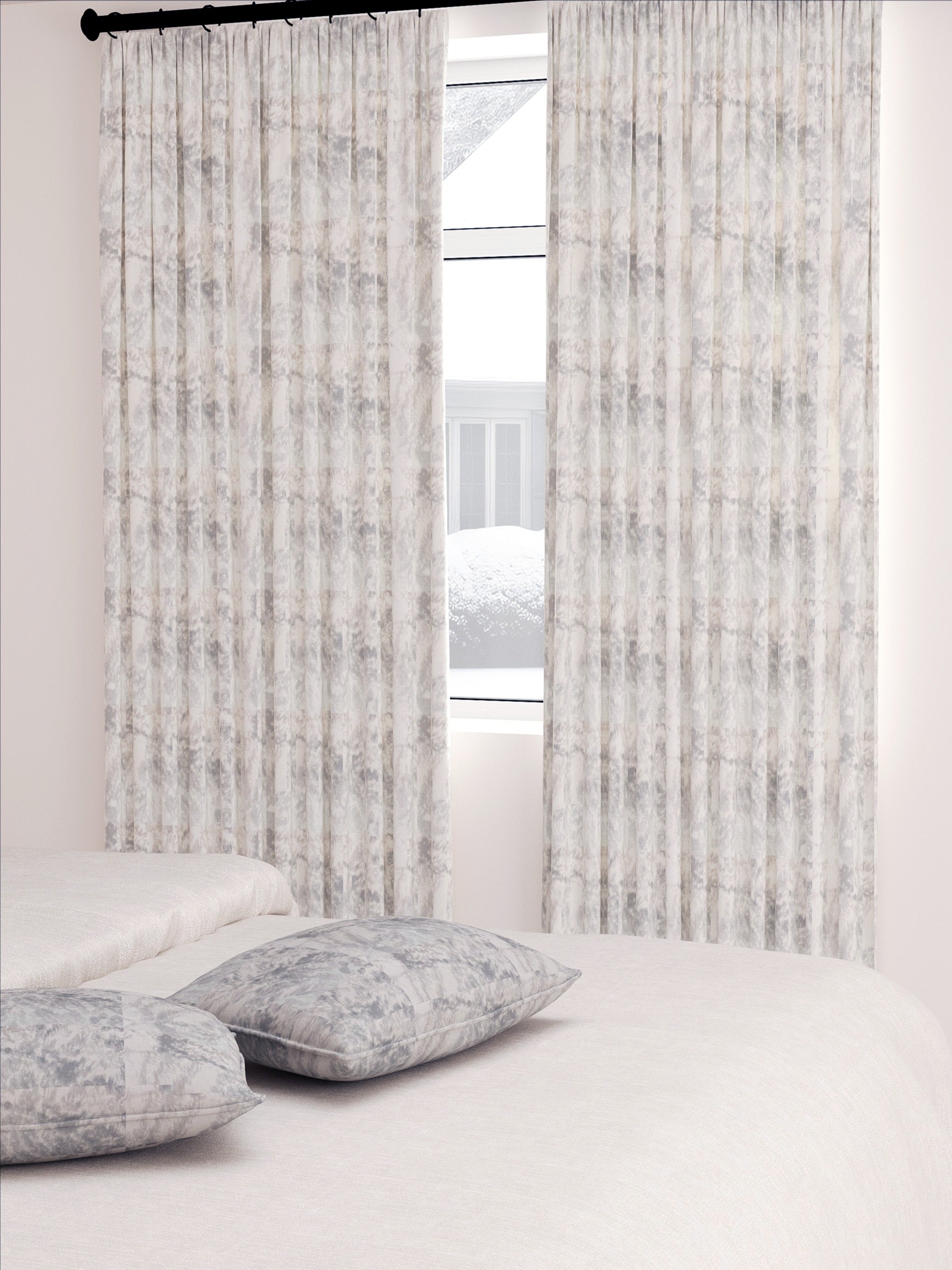 Twilight Taupe Sliver Drape