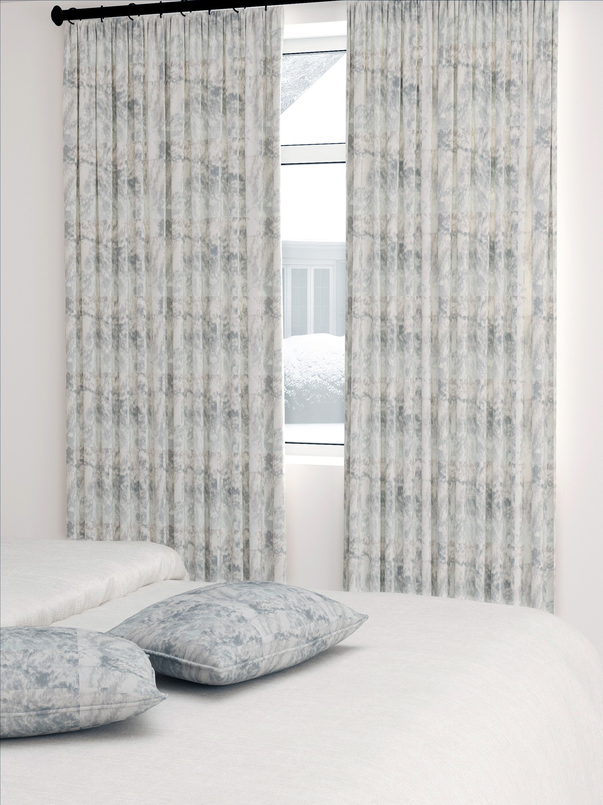 Twilight Taupe Silver Drape