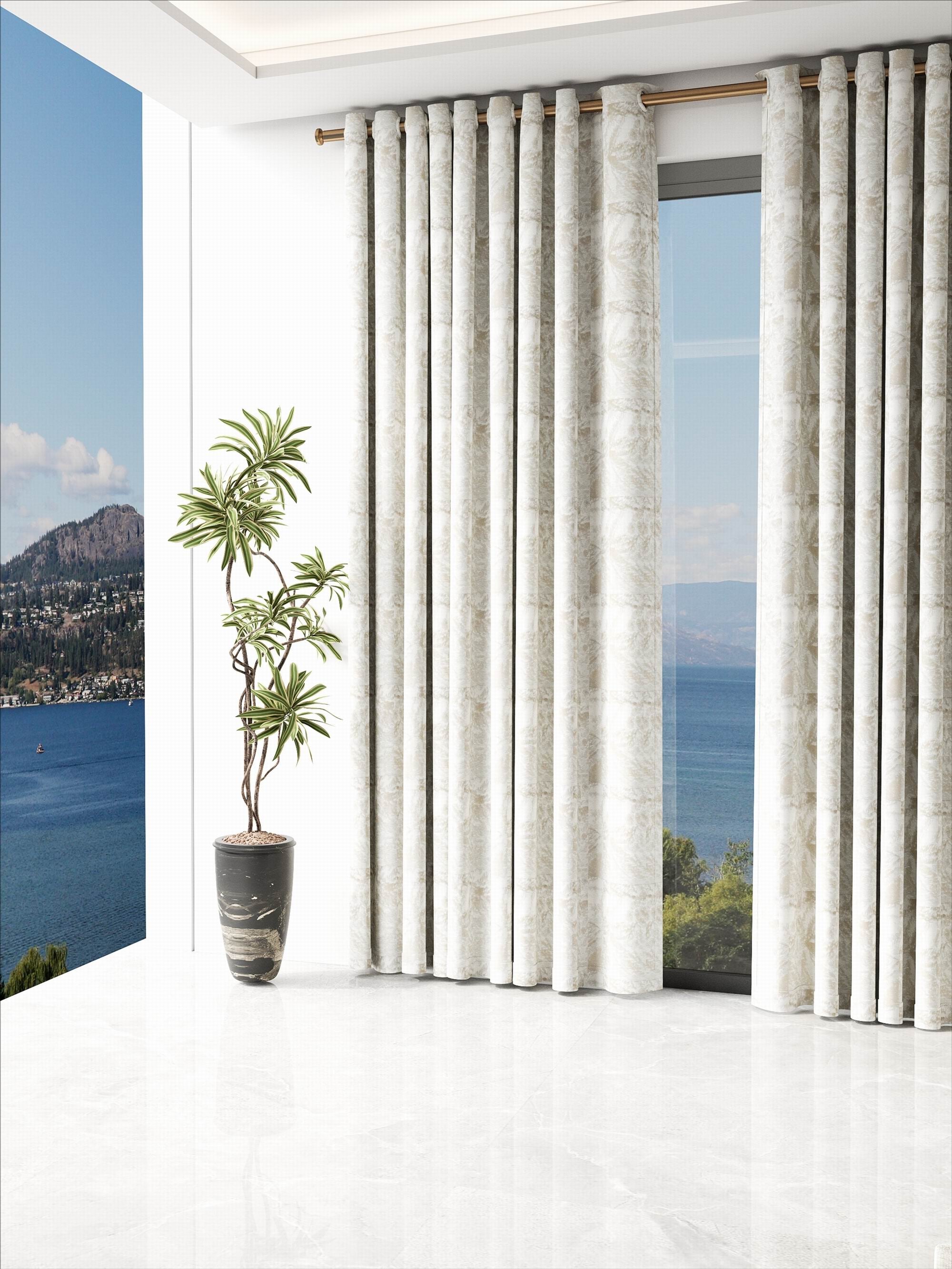 Twilight Taupe Light Sliver Drape
