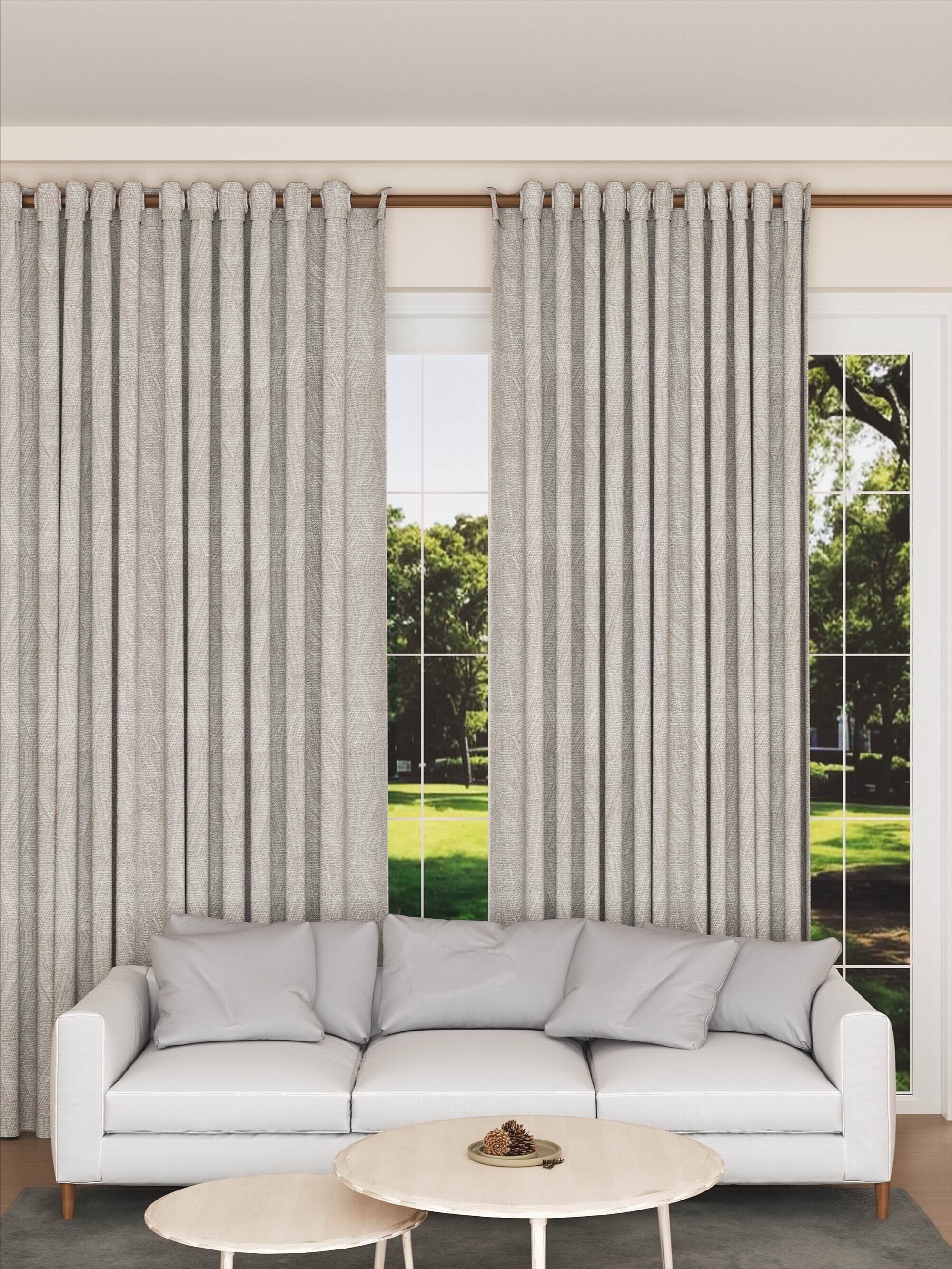 Embroidered Rhombus Coffee Drape