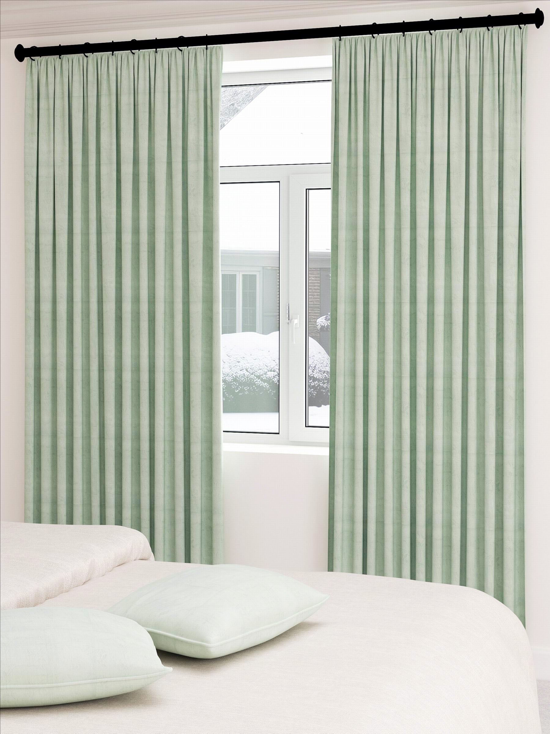Green Floral Drape