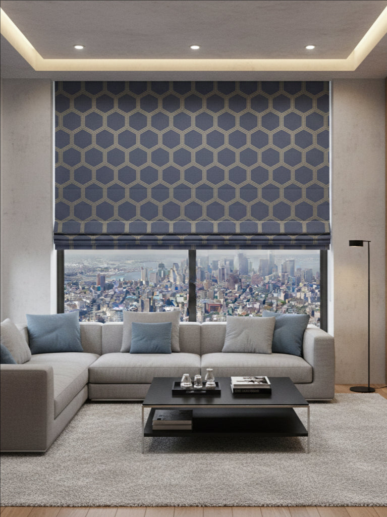 Castle Dark Grey Roman Shade