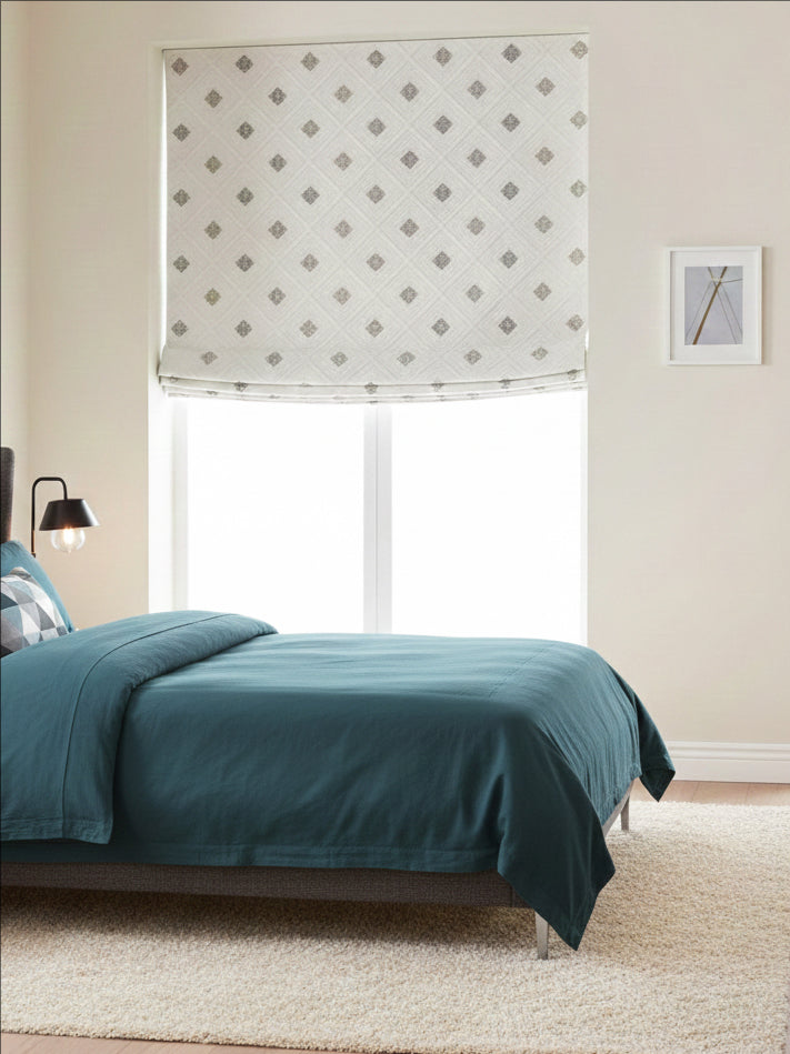 Mali Silver Roman Shade