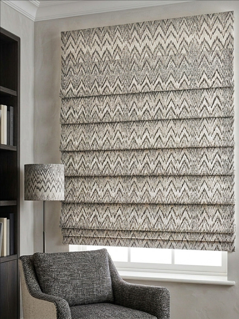 Fiction Platine Roman Shade