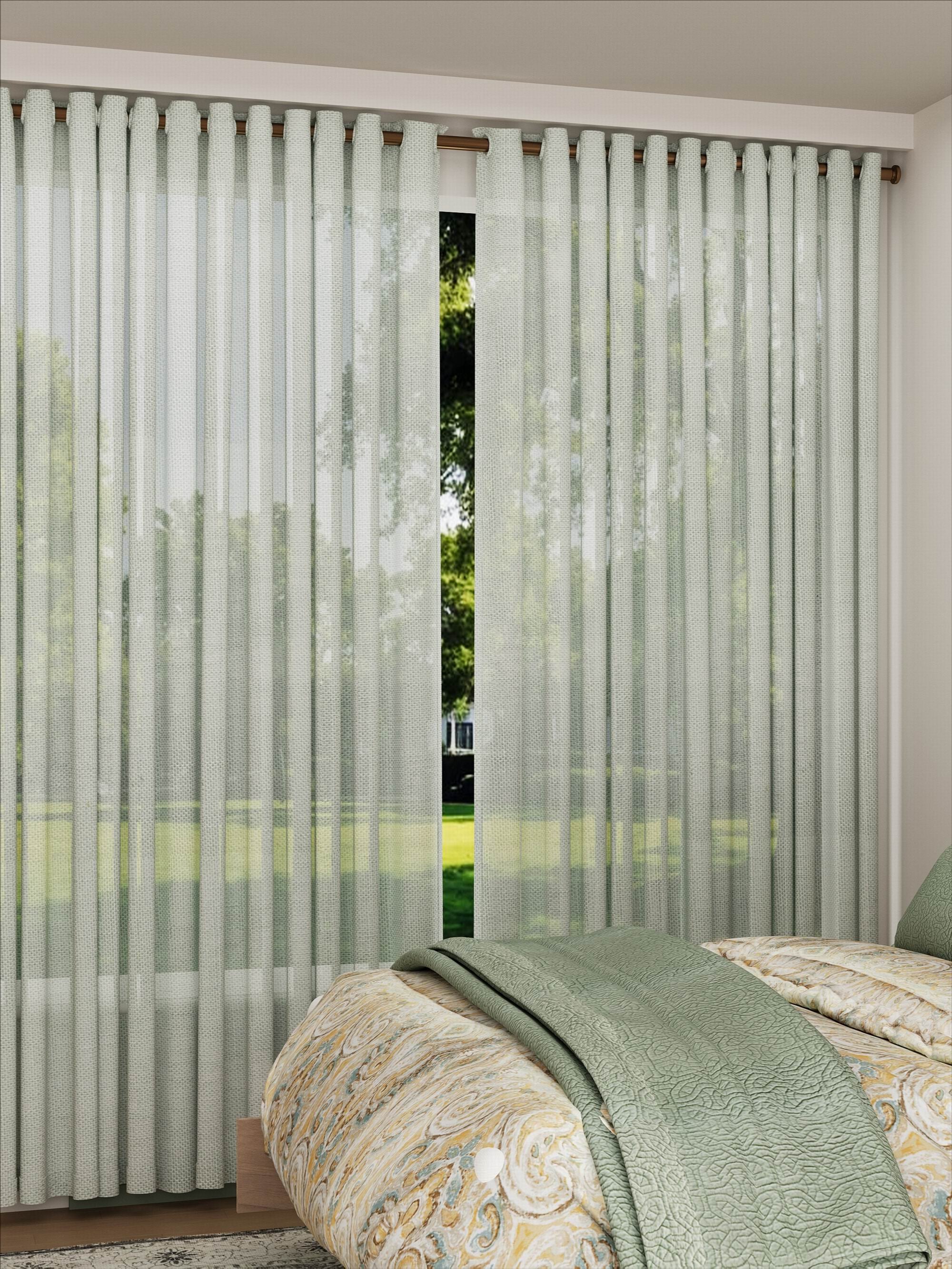 Linen Classic Dark Grey Sheer