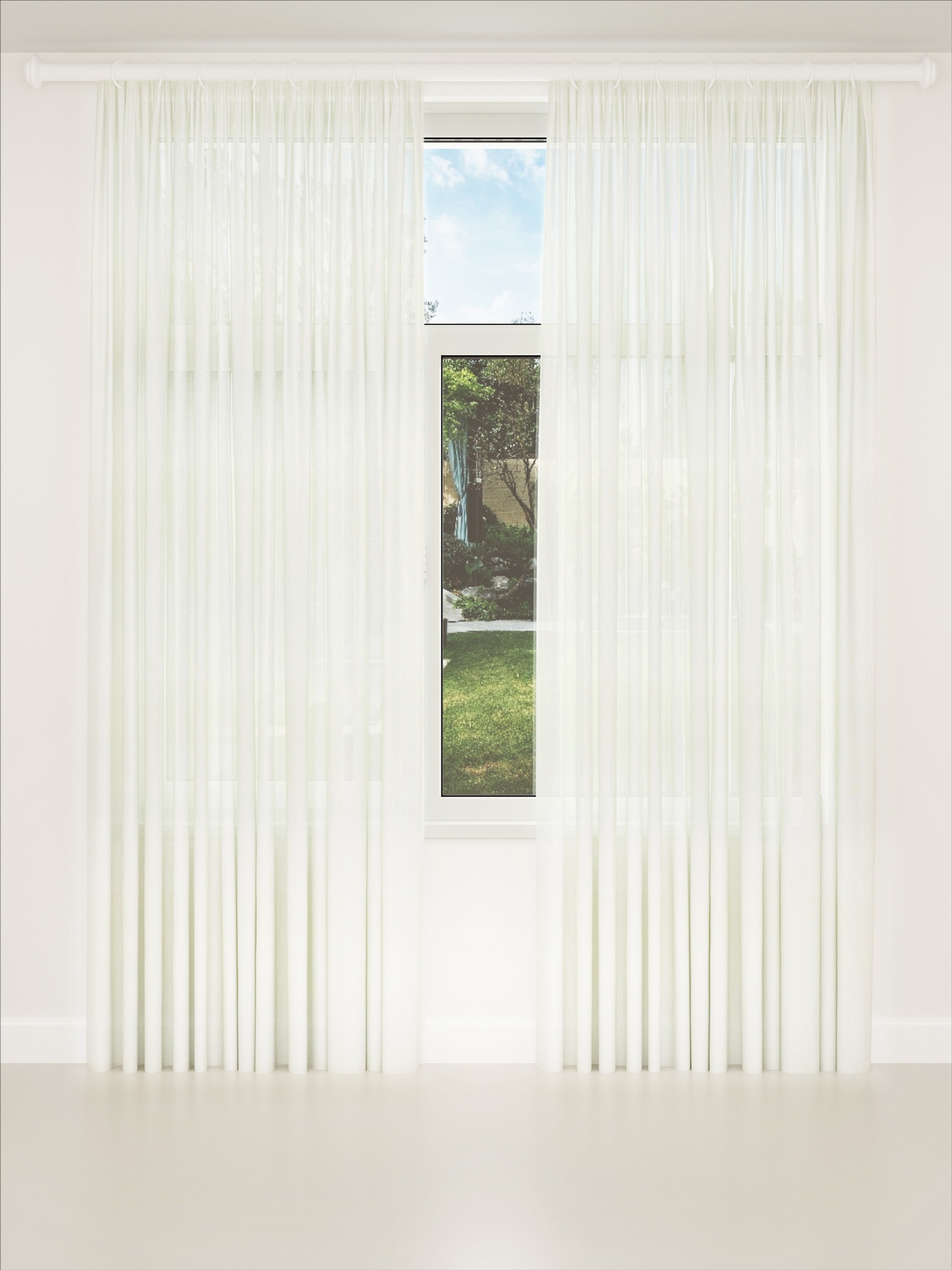 White Twig Wave Sheer