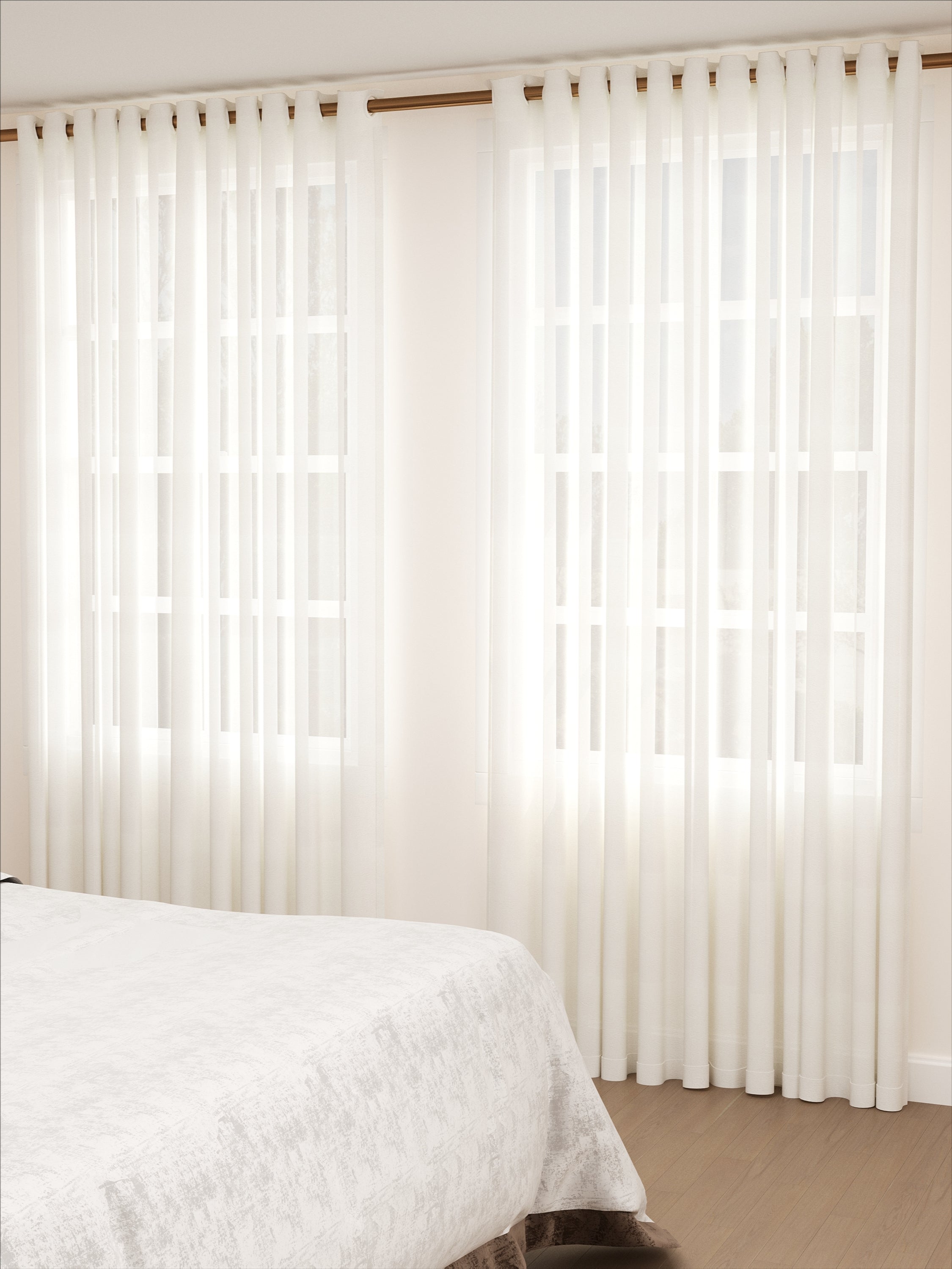 White Wave Vertical Sheer