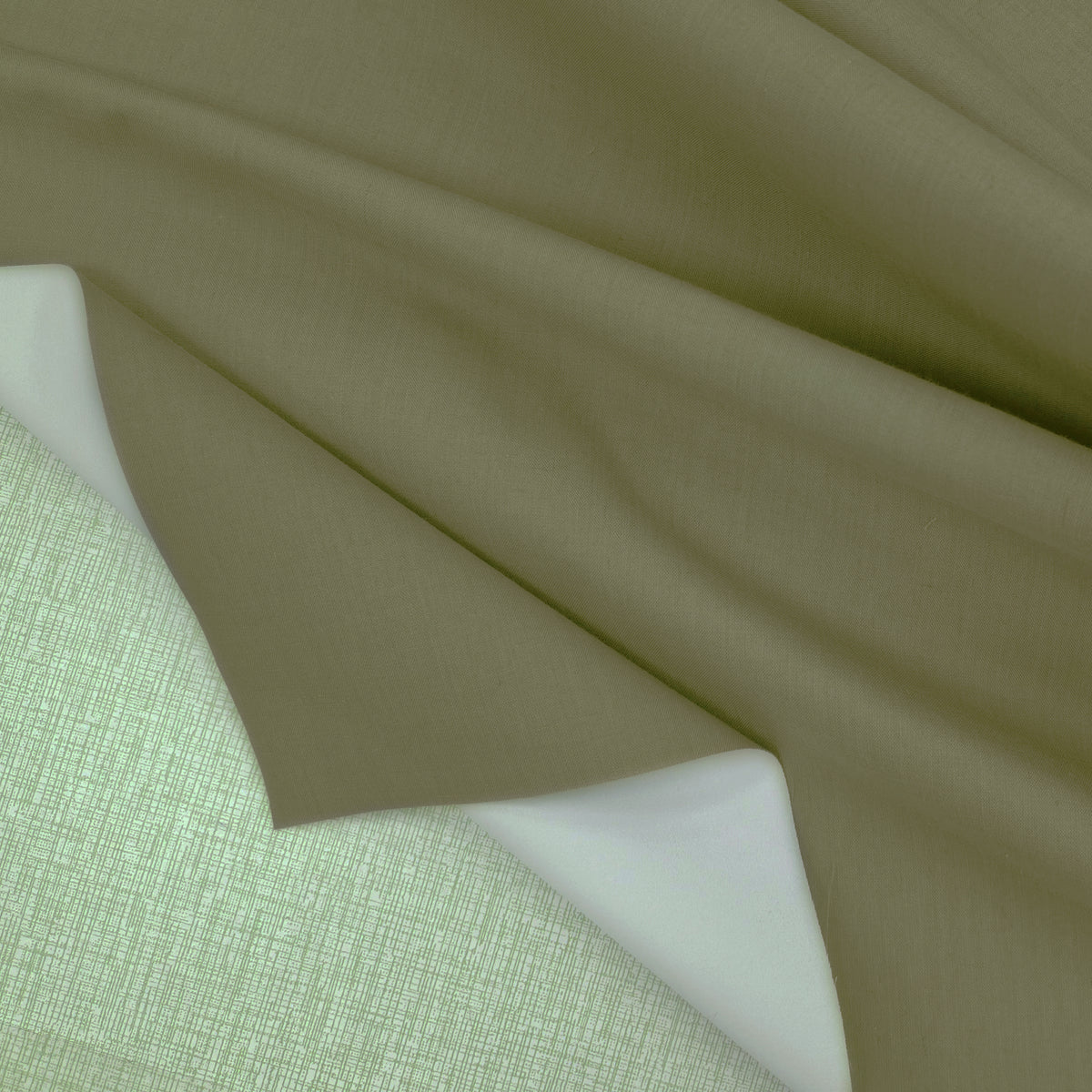 Light Camel Cotton Blackout Valance