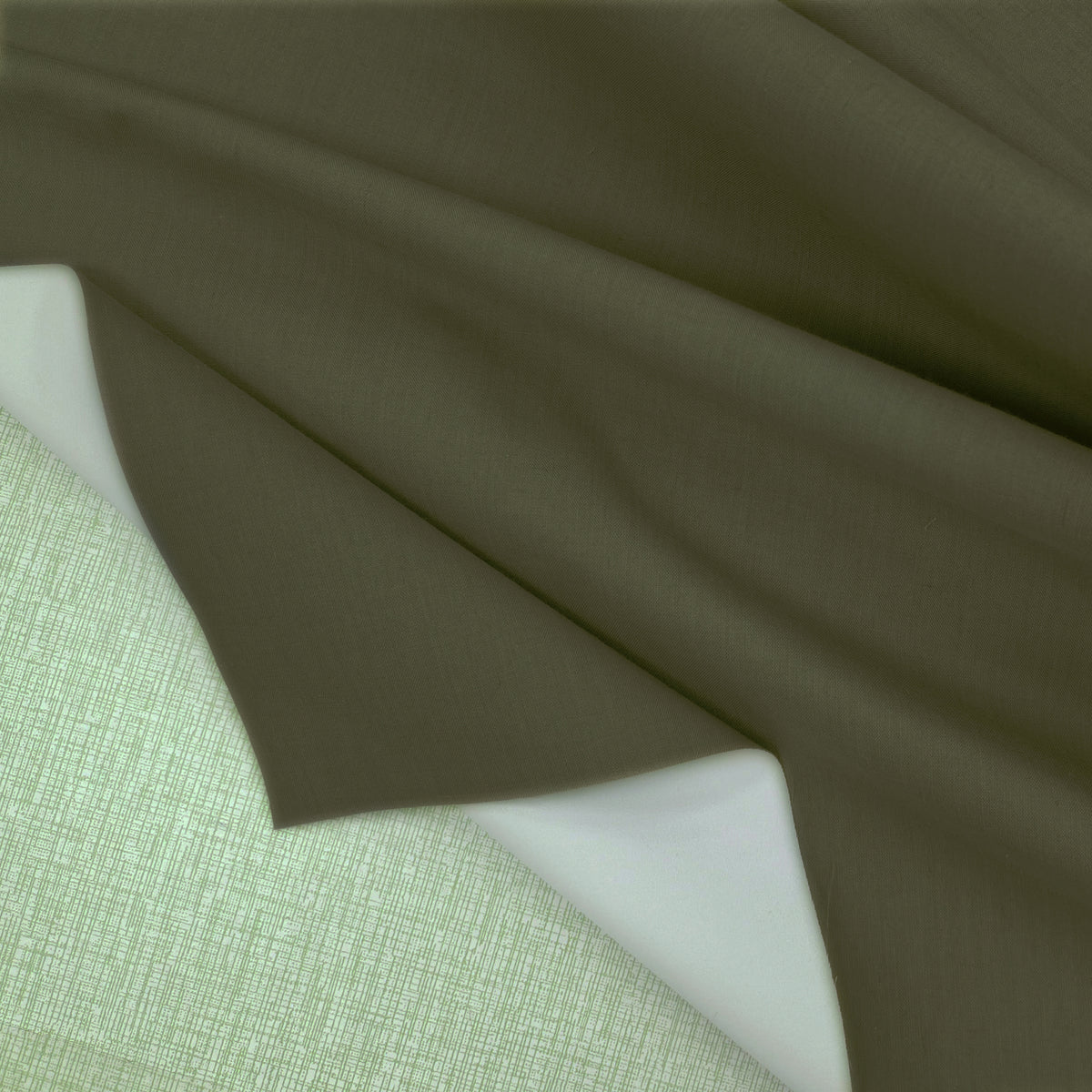 Charcoal Cotton Blackout Roman Shade