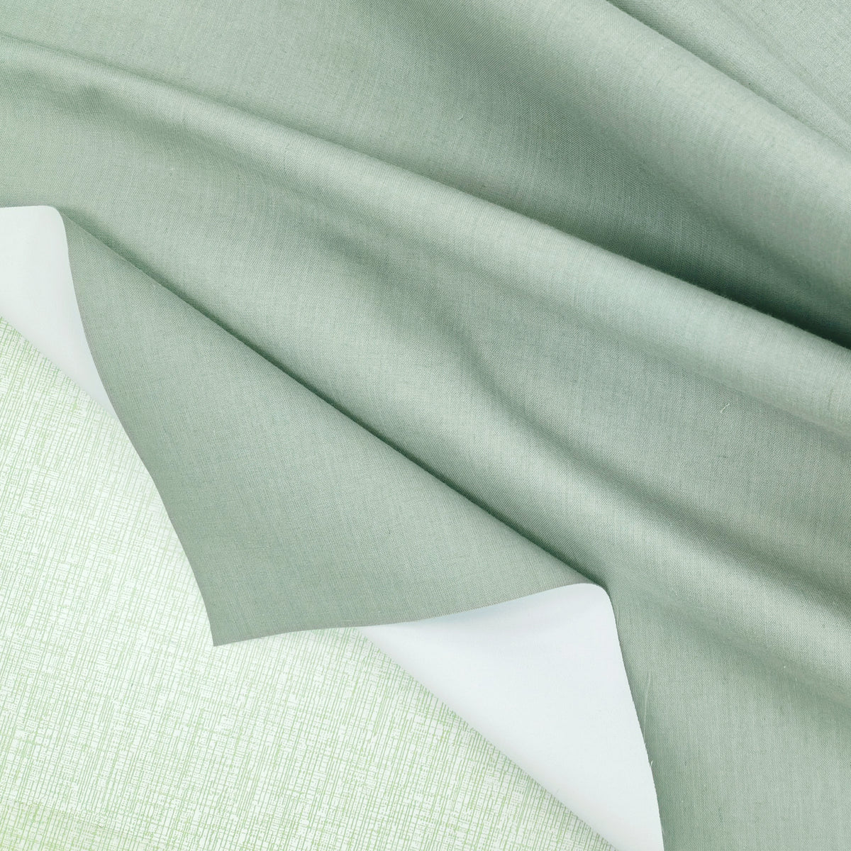 Flame Retardant Light Gray Cotton Blackout Roman Shade