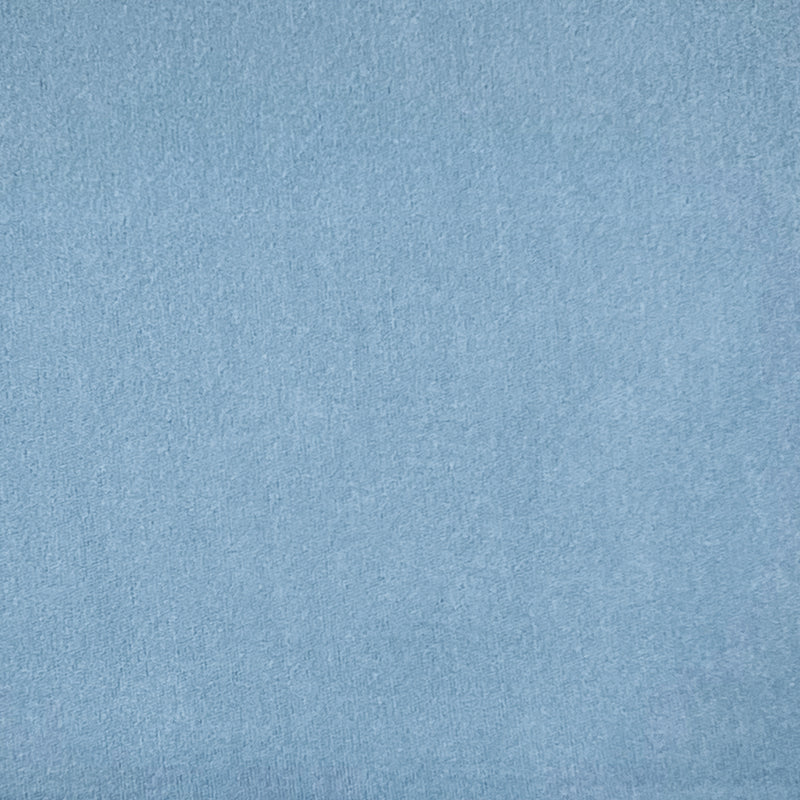 Smooth Signature Plush Morandi blue Curtain