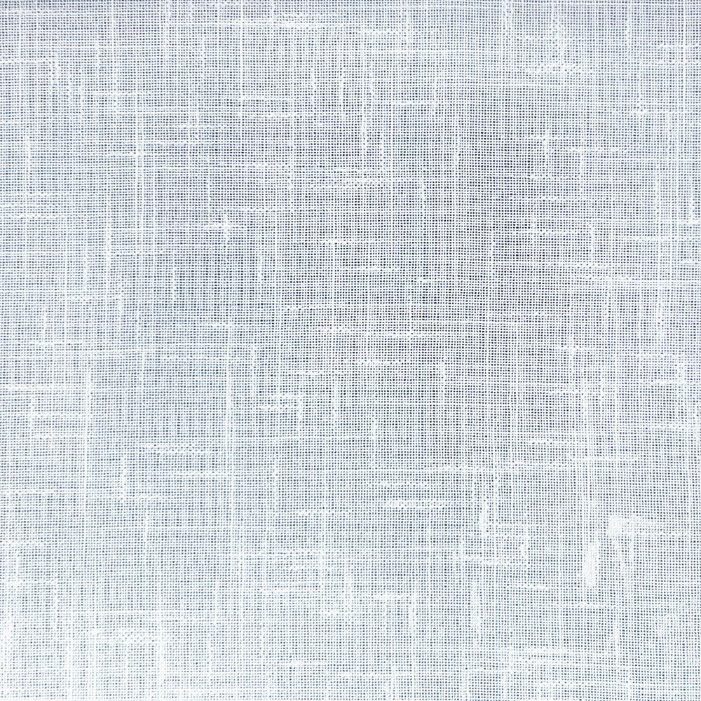 Linen Maze Textured White Sheer