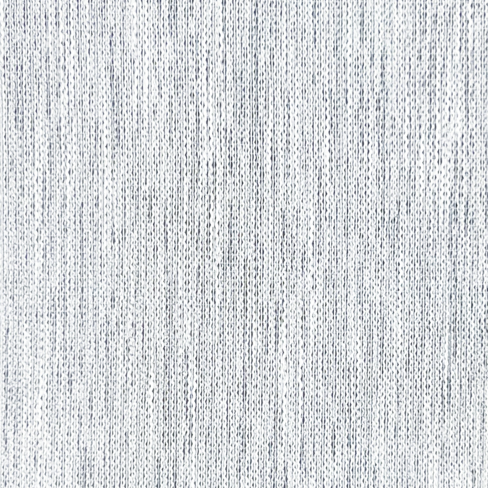 Linen White & Grey Rainthreads Vertical Sheer