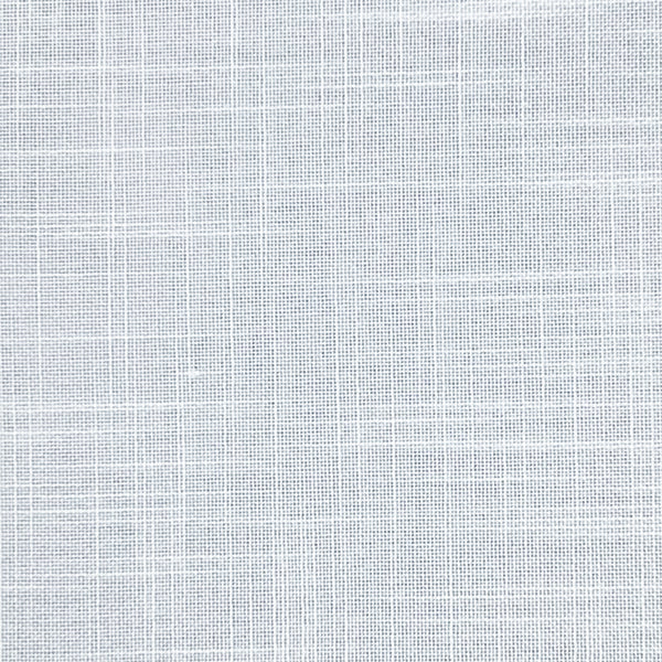 Linen Grid White Sheer